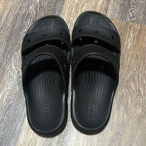 CROCS Black Slide Sandals